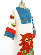 Owl Applique Caftan Dress arcadeshops.com