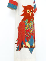 Owl Applique Caftan Dress arcadeshops.com