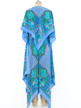 Periwinkle Scarf Dress with Capelet Dress arcadeshops.com