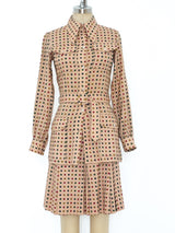 Yves Saint Laurent Dot Printed Ensemble Suit arcadeshops.com
