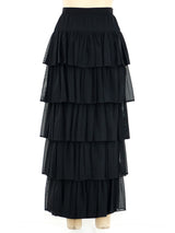 Karl Lagerfeld Tiered Ruffle Skirt Bottom arcadeshops.com