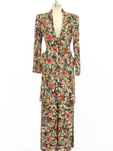 Jean Paul Gaultier Graffiti Printed Pant Suit Suit arcadeshops.com