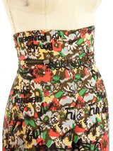 Jean Paul Gaultier Graffiti Printed Pant Suit Suit arcadeshops.com