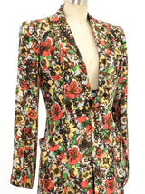 Jean Paul Gaultier Graffiti Printed Pant Suit Suit arcadeshops.com