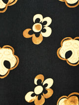 Floral Printed Silk Charmeuse Blouse Top arcadeshops.com