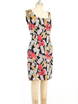 Nicole Miller Novelty Boxing Print Dress Dress arcadeshops.com