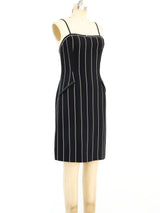 Geoffrey Beene Pinstripe Dress Dress arcadeshops.com