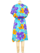 Geoffrey Beene Floral Silk Dress Dress arcadeshops.com