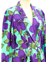 Ungaro Wrap Style Floral Dress Dress arcadeshops.com