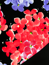 Bill Blass Banded Floral Bustier Dress Dress arcadeshops.com