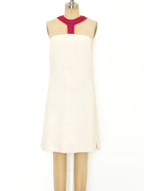 Mod Linen Halter Dress Dress arcadeshops.com