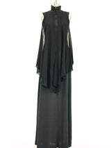 Hand Painted Jersey Maxi Dress Dress arcadeshops.com