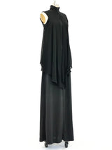 Hand Painted Jersey Maxi Dress Dress arcadeshops.com