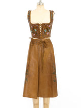 Char Hand Painted Leather Ensemble Suit arcadeshops.com