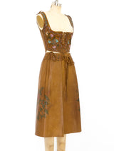 Char Hand Painted Leather Ensemble Suit arcadeshops.com