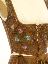 Char Hand Painted Leather Ensemble Suit arcadeshops.com