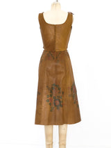 Char Hand Painted Leather Ensemble Suit arcadeshops.com