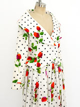 Patrick Kelly Floral Printed Palazzo Ensemble Suit arcadeshops.com