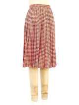 Guy Laroche Logo Printed Silk Skirt Bottom arcadeshops.com