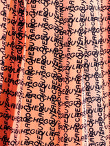 Guy Laroche Logo Printed Silk Skirt Bottom arcadeshops.com