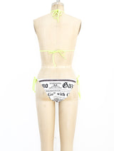 John Galliano Newsprint Bikini Suit arcadeshops.com