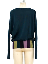 Hermes Paisley Printed Sweater Top arcadeshops.com