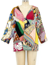 Quilted Patchwork Jacket Jacket arcadeshops.com