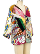Quilted Patchwork Jacket Jacket arcadeshops.com