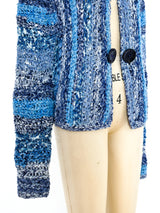 Indigo Rag Knit Jacket Jacket arcadeshops.com