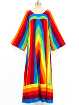 Pieced Rainbow Patchwork Caftan Dress arcadeshops.com
