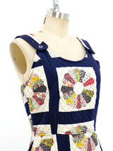 Patchwork Printed Apron Dress Dress arcadeshops.com