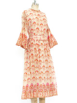 Treacy Lowe Cotton Gauze Smocked Dress Dress arcadeshops.com