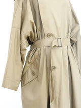 Issey Miyake Oversized Khaki Windcoat Jacket arcadeshops.com