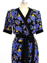 Yves Saint Laurent Floral Wrap Dress Dress arcadeshops.com