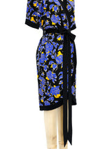 Yves Saint Laurent Floral Wrap Dress Dress arcadeshops.com