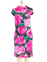 Balenciaga Floral Jersey Dress Dress arcadeshops.com