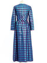 Oscar de la Renta Diamond Lurex Gown Dress arcadeshops.com