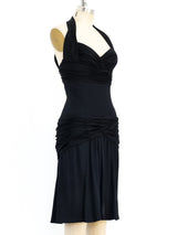 Chanel Ruched Jersey Dress Dress arcadeshops.com