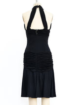 Chanel Ruched Jersey Dress Dress arcadeshops.com