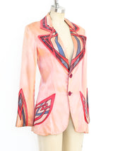 Granny Takes A Trip Painted Satin Jacket Jacket arcadeshops.com