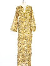 Cotton Gauze Indian Caftan Dress arcadeshops.com
