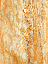 Peach Silk Lame Top Top arcadeshops.com