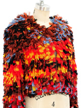 Givenchy Ruffled Net Bolero Jacket Jacket arcadeshops.com
