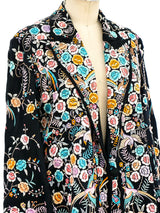 Hand Embroidered Silk Jacket Jacket arcadeshops.com