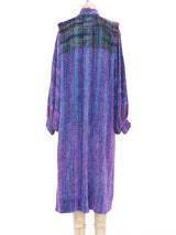 Hand Knit Lavender Chenille Duster Jacket arcadeshops.com