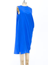 Lanvin Draped Silk Sleeveless Dress Dress arcadeshops.com