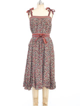 Ungaro Berry Print Silk Trapeze Dress Dress arcadeshops.com