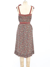 Ungaro Berry Print Silk Trapeze Dress Dress arcadeshops.com