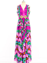 Tie Dye Print Palazzo Jumpsuit Suit arcadeshops.com