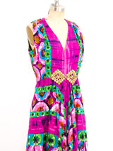 Tie Dye Print Palazzo Jumpsuit Suit arcadeshops.com